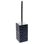 Gedy 4733-05 Free Standing Pottery Toilet Brush in Blue Finish